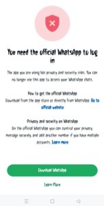 WhatsApp Login Problem